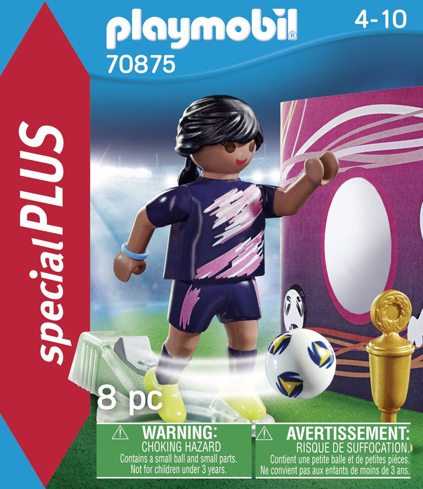 Playmobil 70875 Jugadora De Fútbol Con Portería