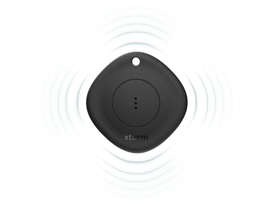 Localizador Travel Tag Pack 3 Negro Xtorm 3 Unidades/ Compatible Con La App 'Buscar' De Apple/ Batería Reemplazable.