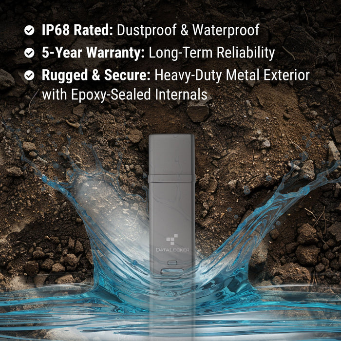 Datalocker Dl Go 256bit - Flash-Memoria - Sin Clasificar Dlgo-004 - Flash-Memoria - Sin Clasificar