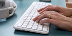 EAN 5099206118805 - Logitech 920-012466 teclado Oficina RF Wireless + Bluetooth QWERTY Internacional de EE.UU. Blanco imagen 6