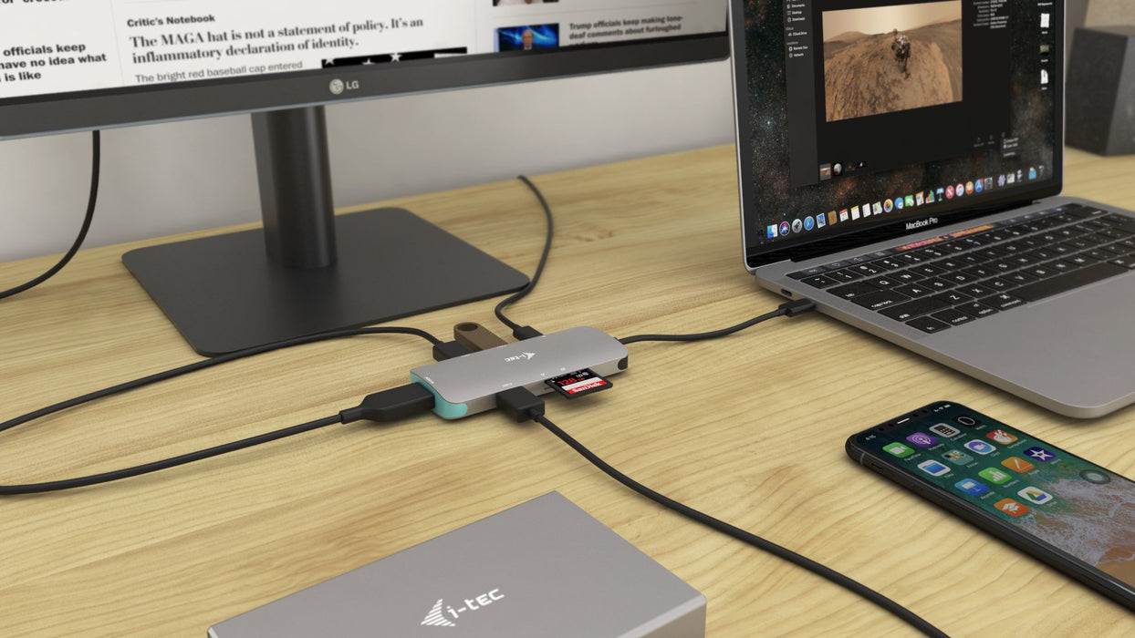 EAN 8595611702891 - i-tec Metal C31NANODOCKPD base para portátil y replicador de puertos Alámbrico USB 3.2 Gen 1 (3.1 Gen 1)  imagen 7