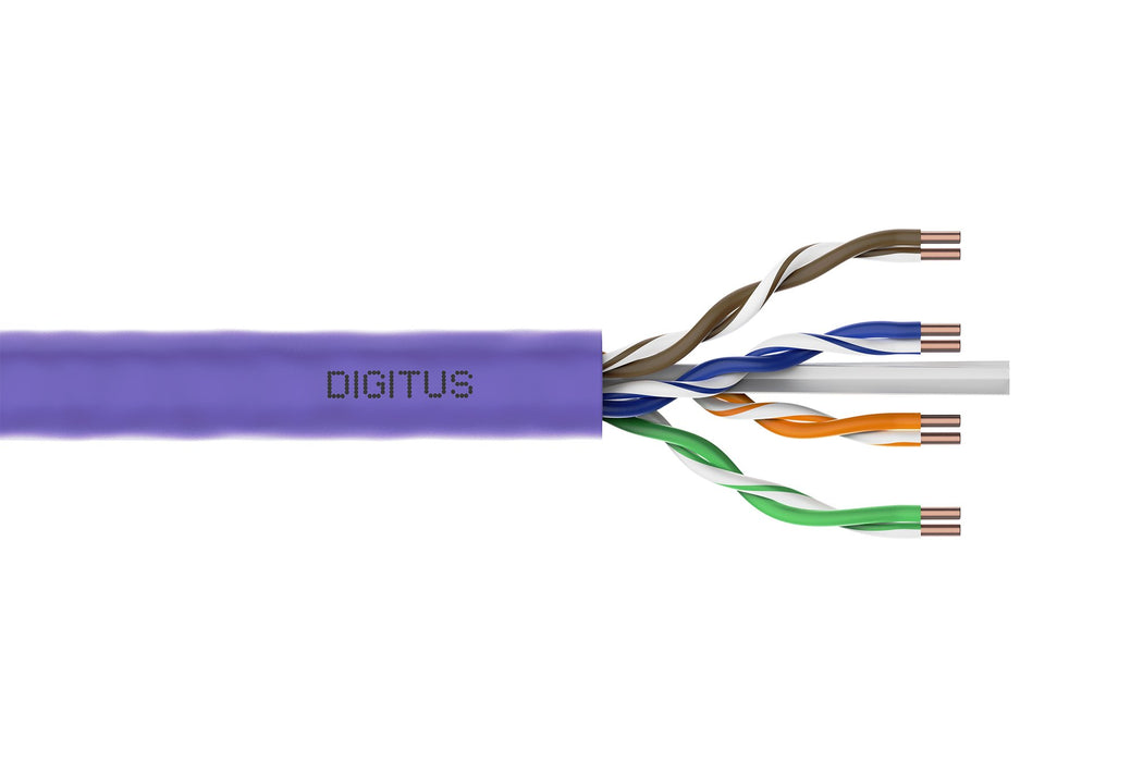 EAN 4016032343653 - Digitus DK-1613-VH-1 cable de red Violeta 100 m Cat6 U/UTP (UTP) imagen 1