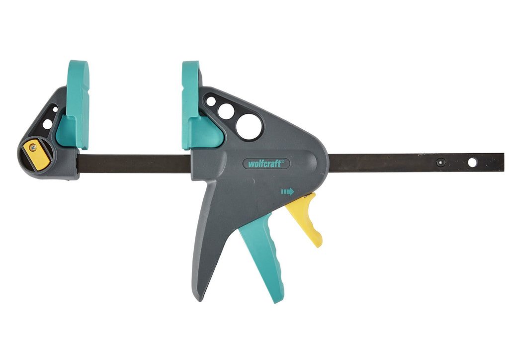 EAN 4006885345607 - wolfcraft GmbH 3456000 abrazadera Abrazadera de barra 15 cm Verde, Gris, Amarillo imagen 1