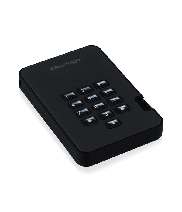 Disco Hdd Externo Istorage Diskashur2 256-Bit 2tb - Black
