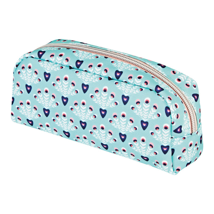 EAN 4008110353487 - Herlitz Fancy Peacock Estuche suave Poliéster Azul, Azul claro imagen 1