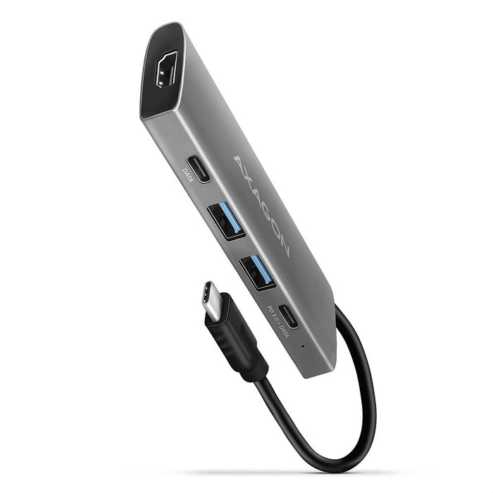 EAN 8595247905444 - Axagon HMC-5G2 base para portátil y replicador de puertos Alámbrico USB 3.2 Gen 2 (3.1 Gen 2) Type-C Gris imagen 1