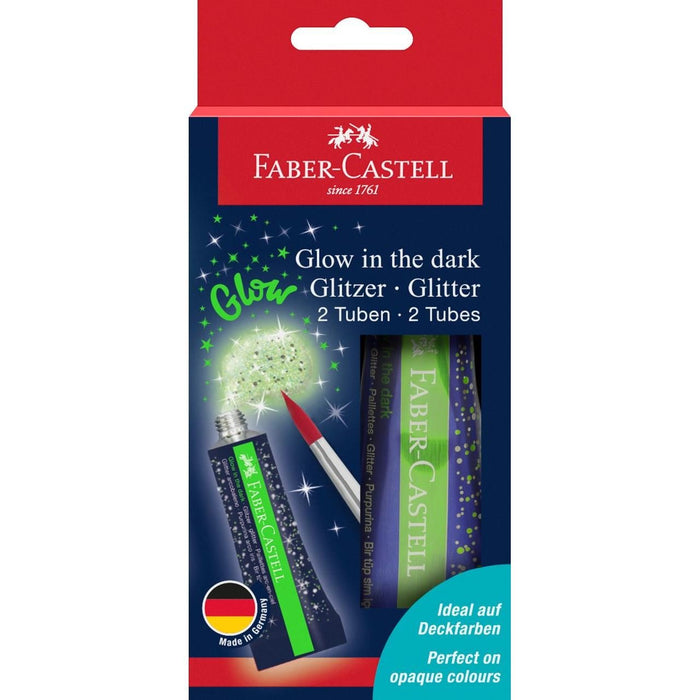Faber-Camell Glitzer Glow In The Dark 2x12 Ml