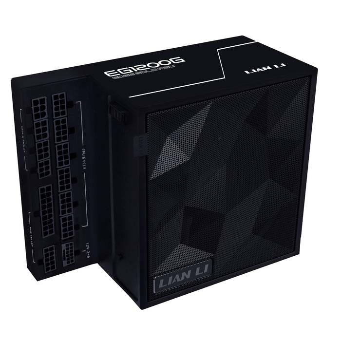 EAN 4718466017024 - Lian Li EG1200G unidad de fuente de alimentación 1200 W 24-pin ATX SFX Negro imagen 7