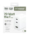 EAN 5715685027598 - PanzerGlass empower™ by ® Turbo 70W Multiple Charger incl. 2 x USB-C + USB-A | EU Plug | Silver White Sma imagen 3