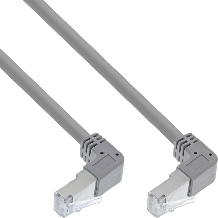 Inline® Patchkabel 2-Seitig Unten Gewinkelt, S/Ftp, Cat.6, 250mhz, Pvc, 2,90m