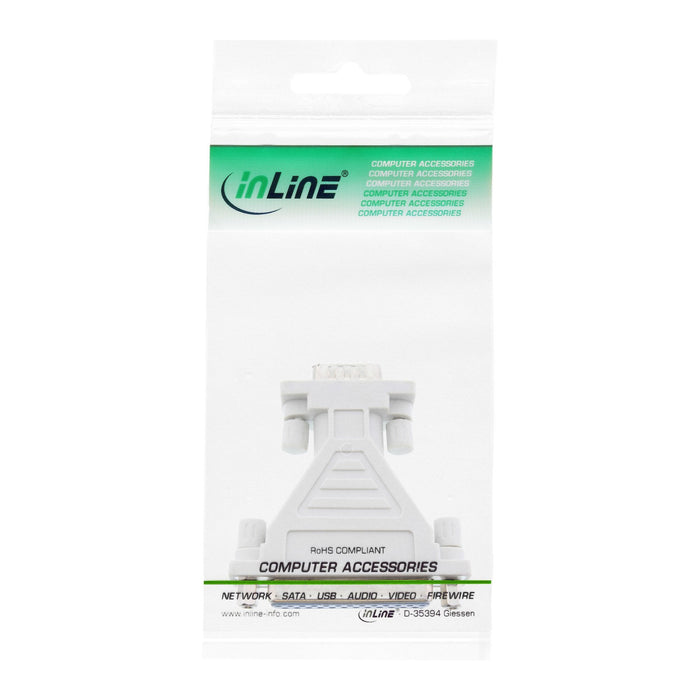 Adaptador At Serie Inline De 25 Pines Hembra A 9 Pines Sub-D Macho