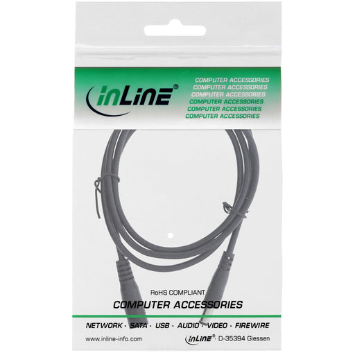 EAN 4043718308842 - InLine 26901B cable de transmisión Negro 1 m 5.5 x 2.1 mm imagen 2