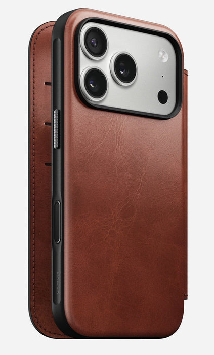 Nomad Modern Leather Folio Iphone 17 Pro Olde Dublin H.