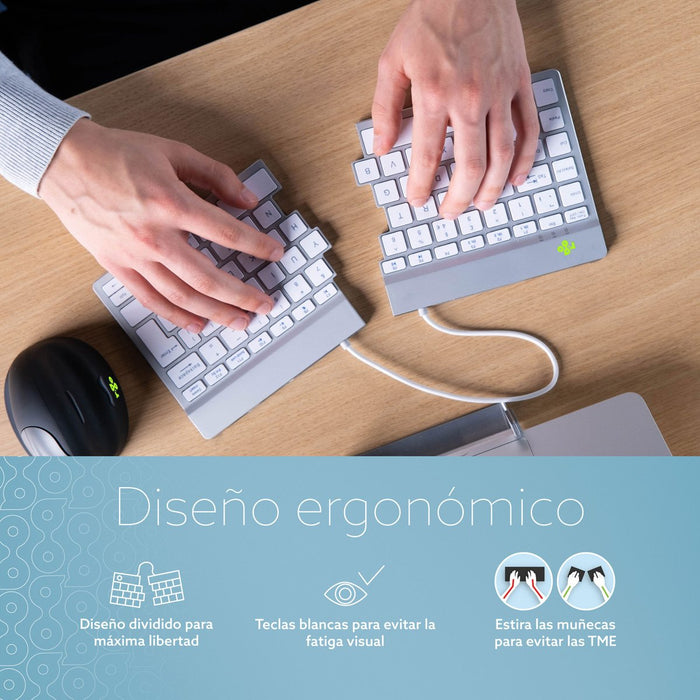 EAN 8719274492122 - R-Go Tools R-Go Split Break teclado Oficina Belga imagen 10