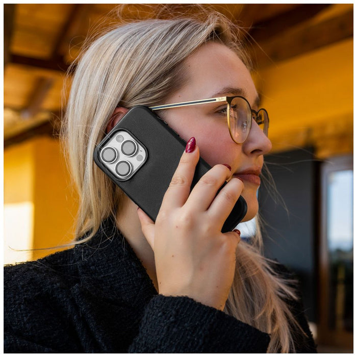 Fixed Magleather For Apple Iphone 16, Black