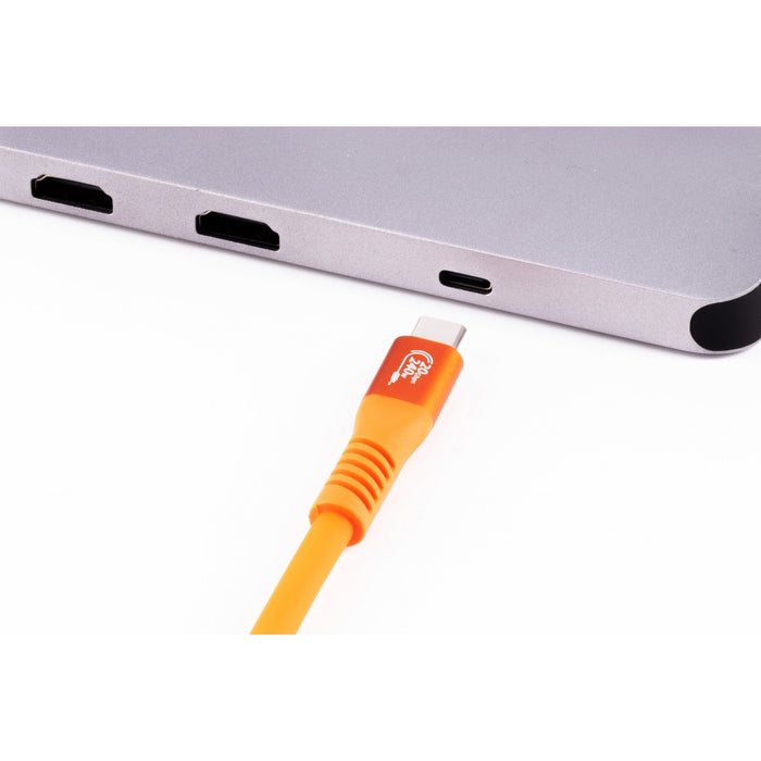 Shiverpeaks Usb-C Ladecable 3.2, 240w, Naranja, 0,5m
