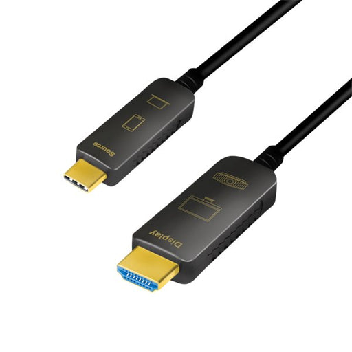 EAN 4052792063219 - LogiLink CUF0100 adaptador de cable de vídeo 10 m USB Tipo C HDMI tipo A (Estándar) Negro imagen 1