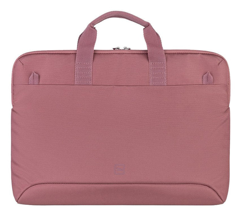 Tucano Smilza Maletin Portatil 15,6" - Tamaño Slim - Sistema Anti-Choques - Mango Doble - Rosa