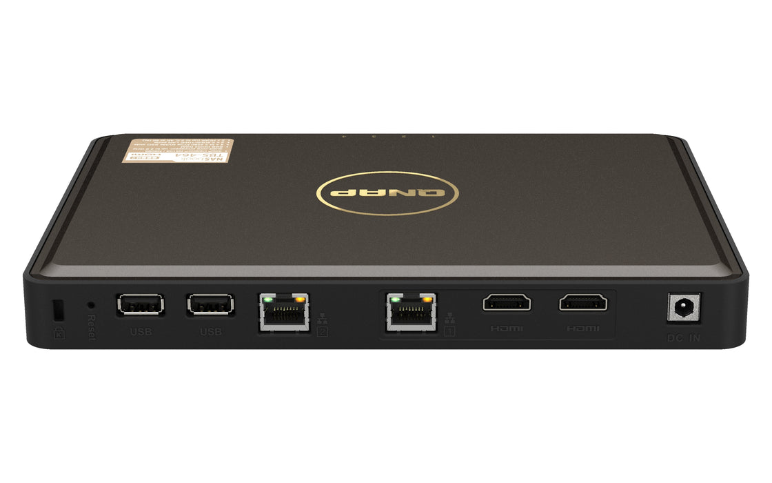 Qnaptbs-464 Nasbook Servidor Nas 4 Compartimentos Raid Raid 0 1 5 6 10 Ram 8gb 2.5 Gigabit Ethernet Iscsi Soporta