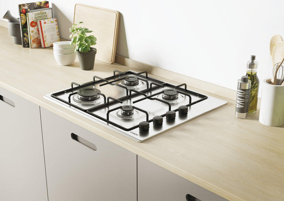 EAN 8059019059112 - Candy Smart CHW6LBX/4U Acero inoxidable Integrado 60 cm Encimera de gas 4 zona(s) imagen 3