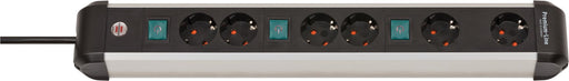 EAN 4007123677436 - Brennenstuhl 1391030601 base múltiple 3 m 6 salidas AC Interior Negro, Plata imagen 2