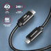 EAN 8595247909404 - Axagon cable USB USB4 Gen 3x2 0,5 m USB C Negro imagen 2