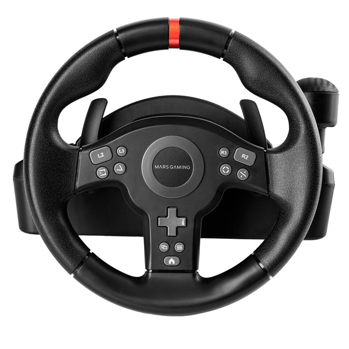 EAN 8435693111672 - Mars Gaming MWH-RSXONE Negro USB Volante + Pedales PC, Playstation 3, PlayStation 4, Nintendo Switch, Nin imagen 3
