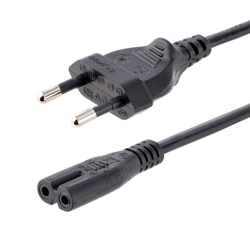 EAN 65030894371 - StarTech.com 752E-3M-POWER-LEAD cable de transmisión Negro CEE7/16 C7 acoplador imagen 1