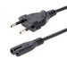 EAN 65030894371 - StarTech.com 752E-3M-POWER-LEAD cable de transmisión Negro CEE7/16 C7 acoplador imagen 1