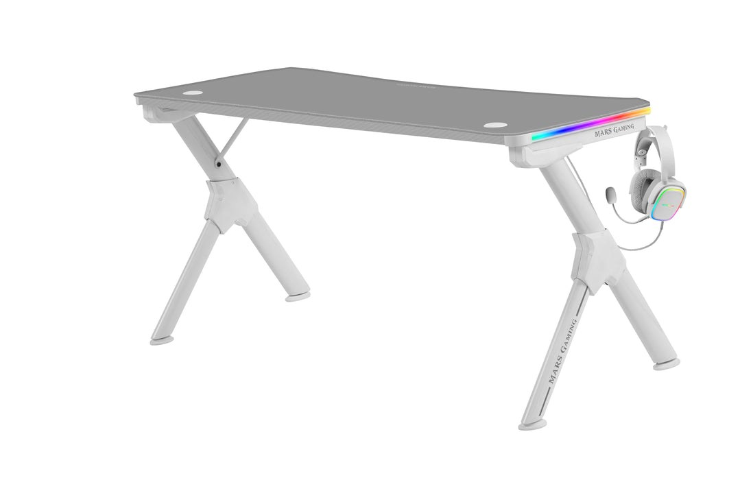 EAN 8437023094068 - Mars Gaming MGD140RGBW escritorio para ordenador Gris, Blanco imagen 2