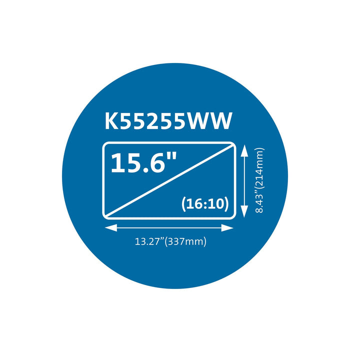 EAN 0085896552550 - Kensington K55255WW filtro para monitor 39,6 cm (15.6") Portátil imagen 6