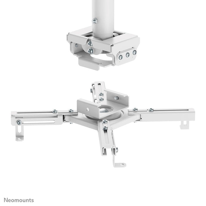 Neomounts Deckenhalter Projektor 35kg Voll Bew. Höv Blanco 60.5-90.5cm