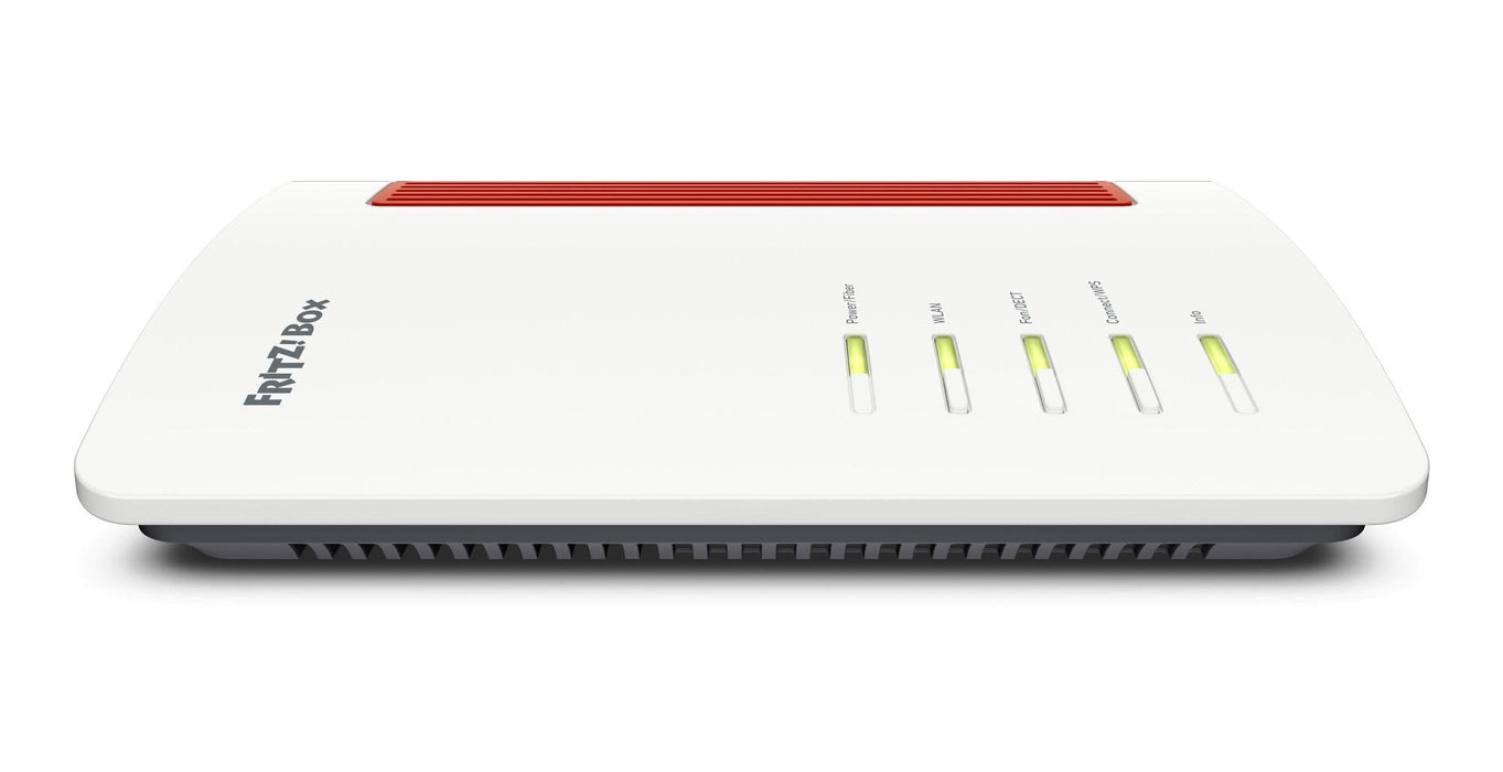 Box 5690 Router Inalámbrico 2.5 Gigabit Ethernet Doble Banda (2,4 Ghz 5 Ghz) Rojo, Blanco