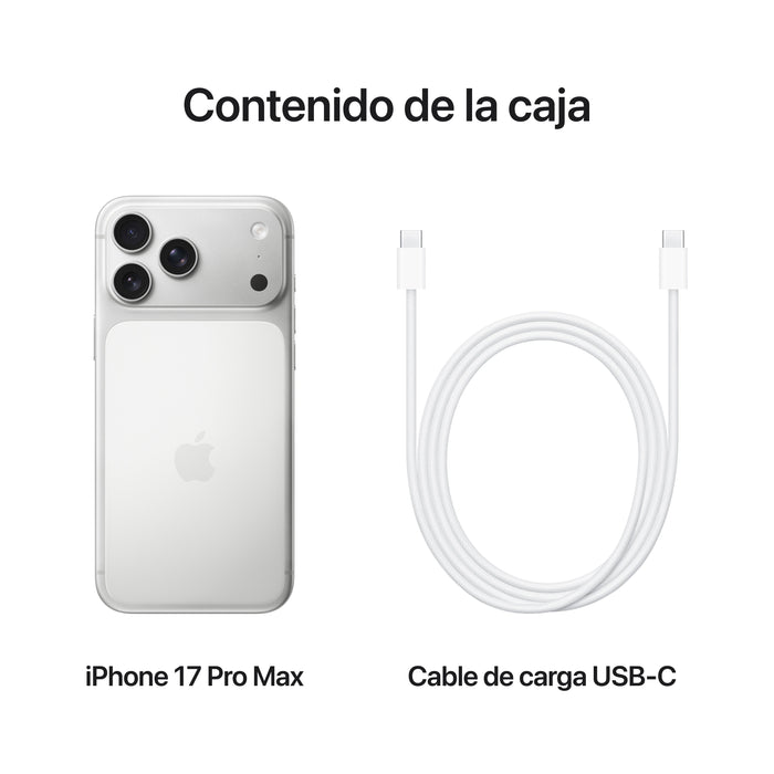 EAN 0195950639414 - Apple iPhone 17 Pro Max 17,5 cm (6.9") SIM doble iOS 26 5G USB Tipo C 512 GB Plata imagen 8