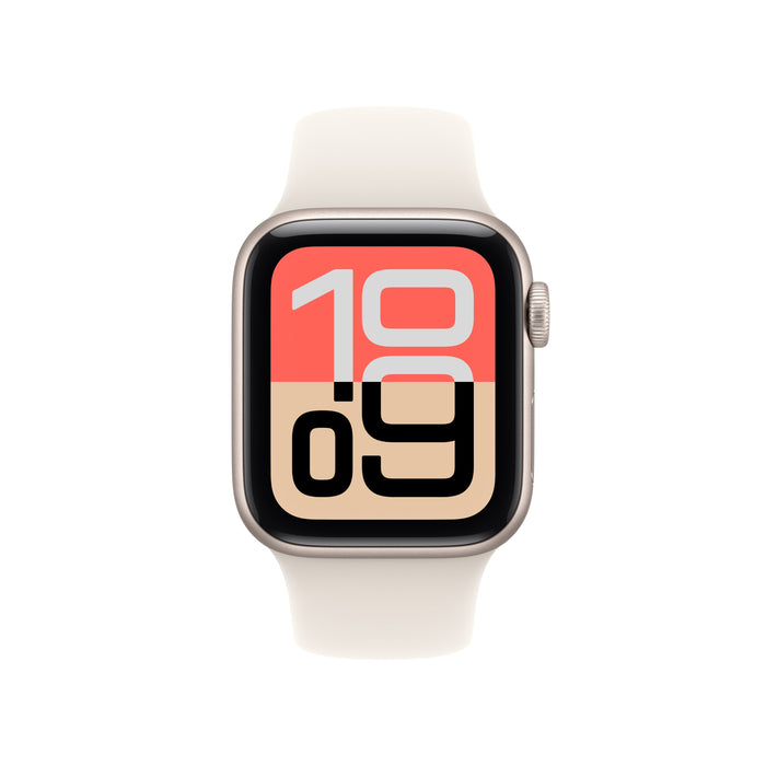 Apple Watch Se 3 Gps 40mm Starlight Aluminium Case With Starlight  Sport Band - M/L,Model A3324 Meh54et/A