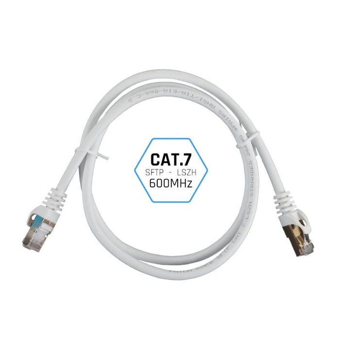 EAN 8435364318638 - iggual IGG318638 cable de red Blanco 5 m Cat7 S/FTP (S-STP) imagen 3