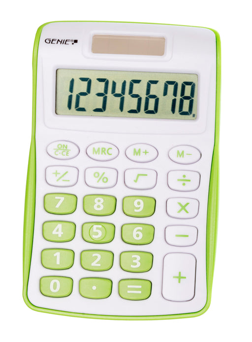 EAN 4015468124966 - Genie 120 G calculadora Bolsillo Pantalla de calculadora Verde, Blanco imagen 1