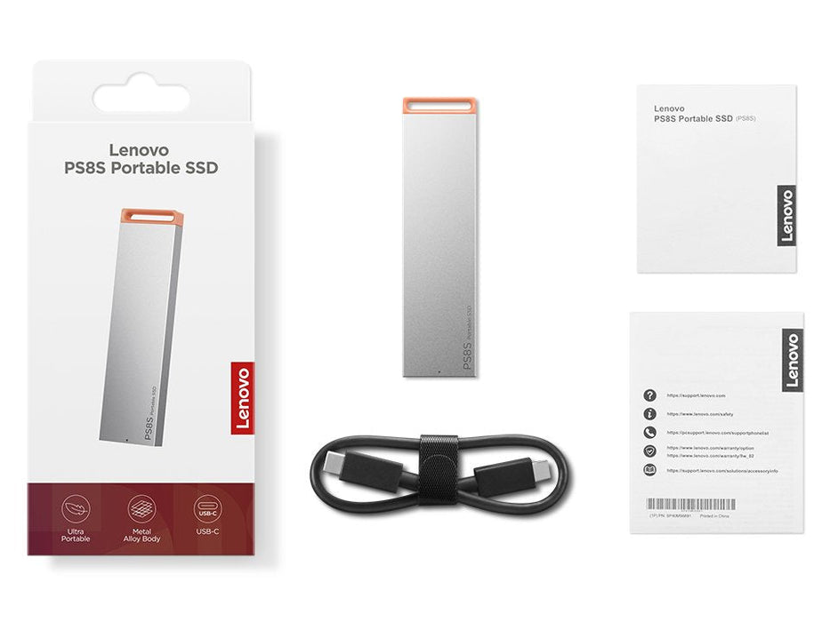Lenovo 4xb1t88413 Unidad Externa De Estado Sólido 2 Tb Usb Tipo C 3.2 Gen 2 (3.1 Gen 2) Gris