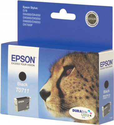EAN 8715946329727 - Epson Cheetah T0711 black ink cartridge cartucho de tinta Original Negro imagen 2