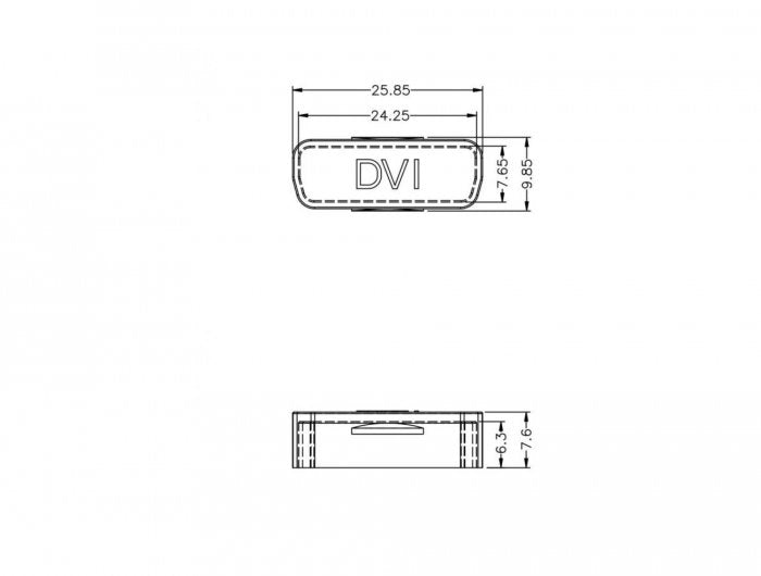 Staubschutz Für Dvi Buchse 10 Stück Transparent