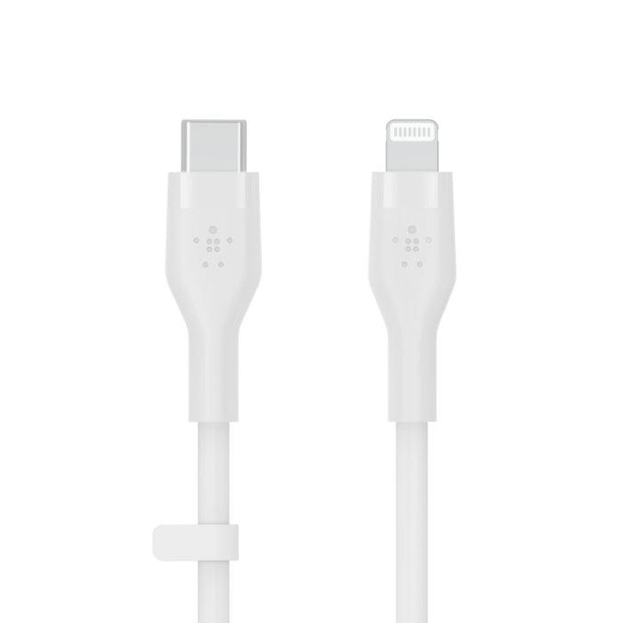 EAN 0745883832101 - Belkin Cbl Silicone USB-C LTG 3M blc Blanco imagen 1