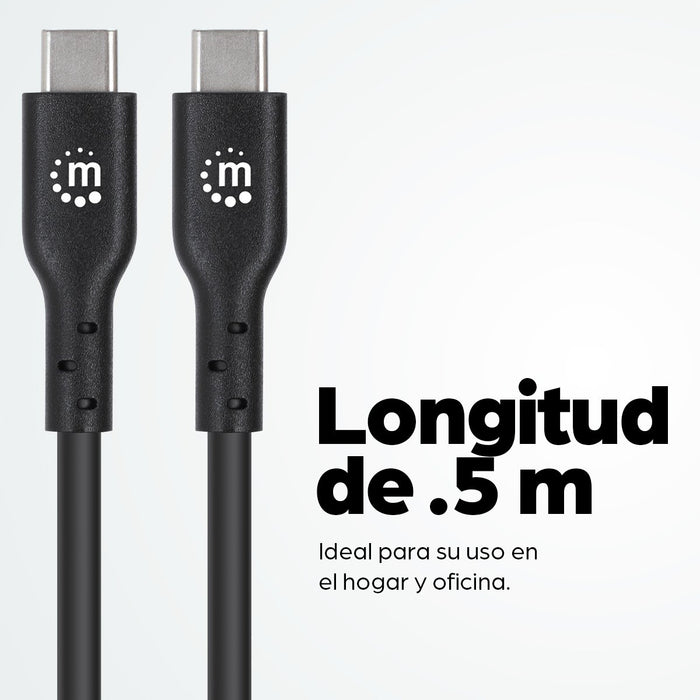 EAN 0766623354868 - Manhattan 354868 cable USB 0,5 m USB C 0,48 Gbit/s imagen 5