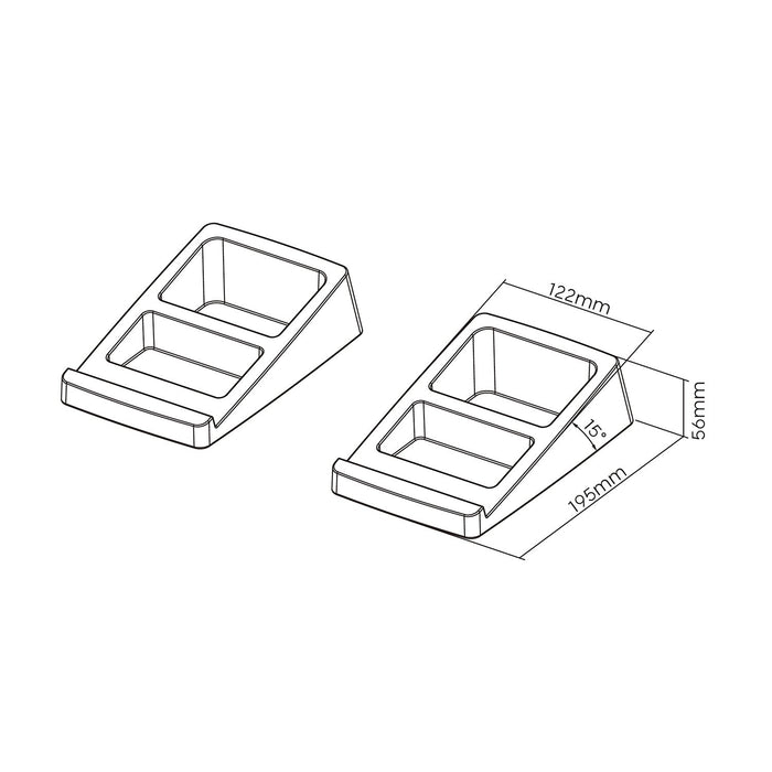 EAN 8435739904220 - AISENS SPK07U-425 soporte de altavoz Escritorio, Mesa Acero imagen 7