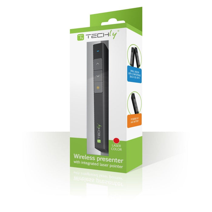 EAN 8051128103472 - Techly ITC-LASER26 apuntador inalámbricos RF Negro imagen 2