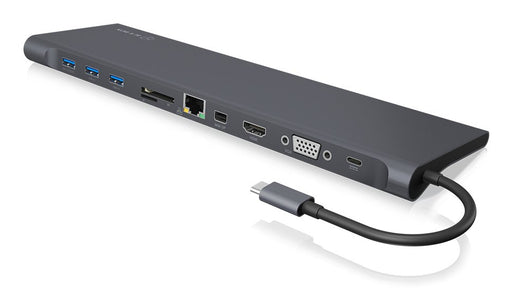 EAN 4250078167129 - ICY BOX IB-DK2102-C Alámbrico USB 3.2 Gen 1 (3.1 Gen 1) Type-C Antracita, Negro imagen 2