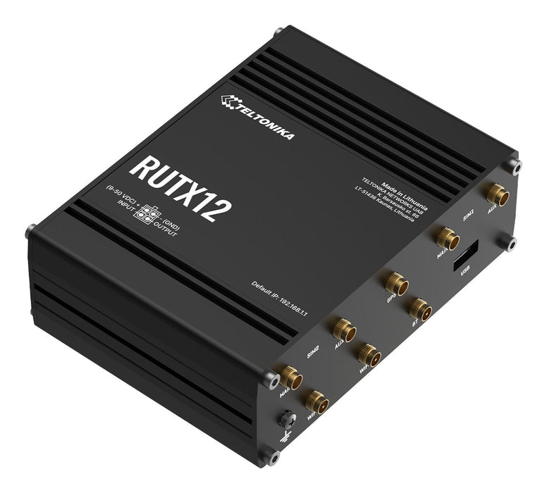 Teltonika Networks Rutx12 Dual Sim Dual 4g Lte Azultooth Router Esim Version