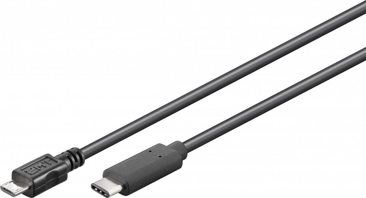 EAN 4040849679933 - Goobay 67993 cable USB USB 2.0 1 m Micro-USB B USB C Negro imagen 1