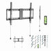 EAN 8716309126151 - Gembird WM-80F-01 soporte para TV 2,03 m (80") Negro imagen 2