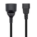 EAN 8436574705188 - AISENS A132-0467 cable de transmisión Negro 0,25 m C14 acoplador CEE7/7 imagen 1