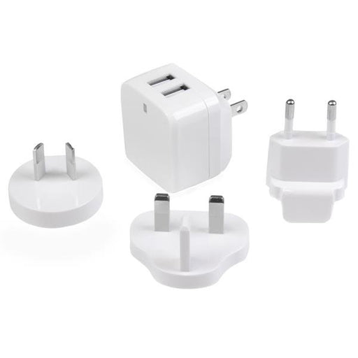 EAN 0065030860673 - StarTech.com USB2PACWH cargador de dispositivo móvil Smartphone, Tableta Corriente alterna Interior imagen 1